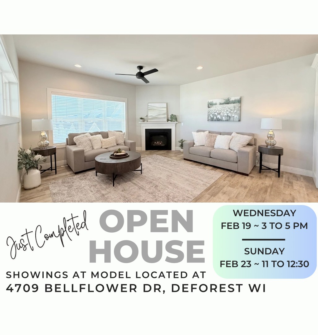 Bellflower Pointe Open February 19 and 23 or By Appointment