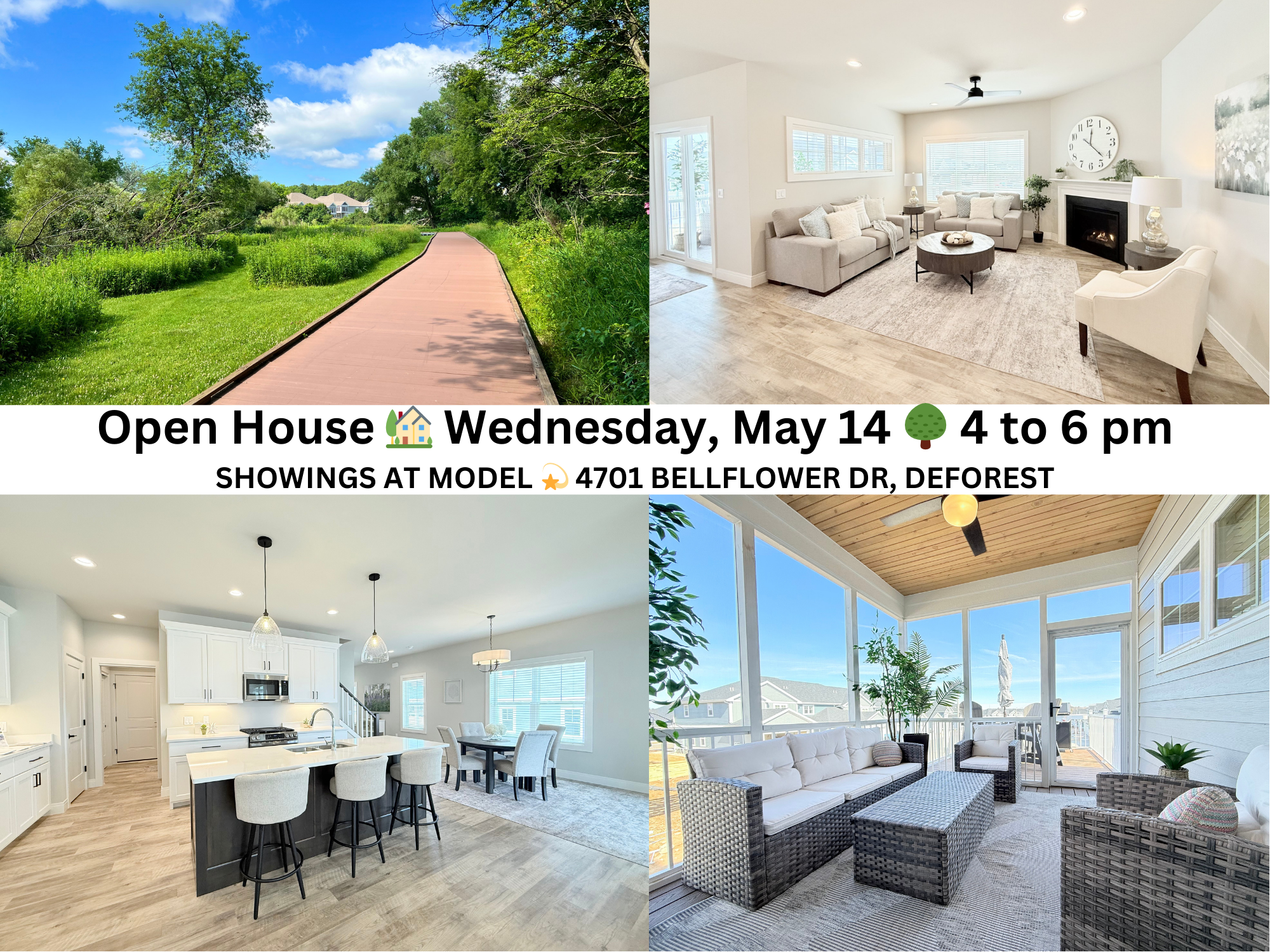 Riverstone Open May 14 and 18, or By Appointment