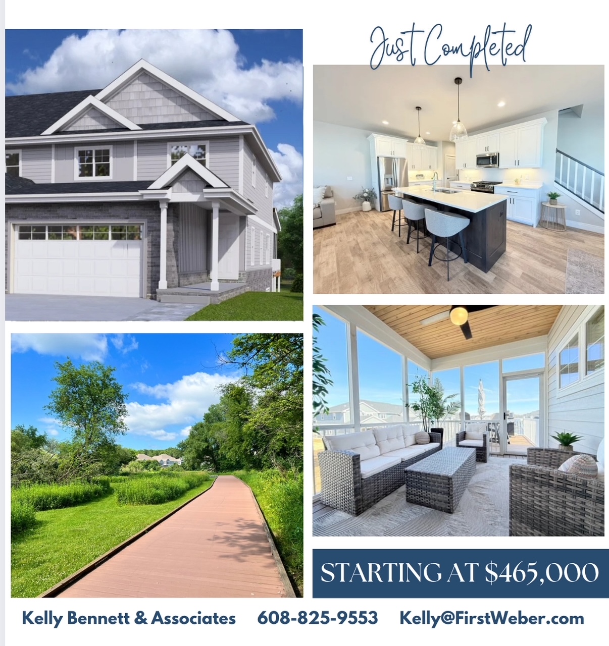 Riverstone Open May 14 and 18, or By Appointment